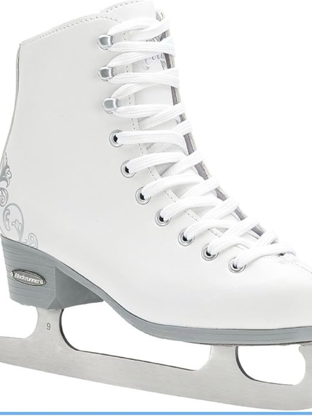 Bladerunner Ice by Rollerblade Allure Girls Figure White Ice Skates Size 3 NEW